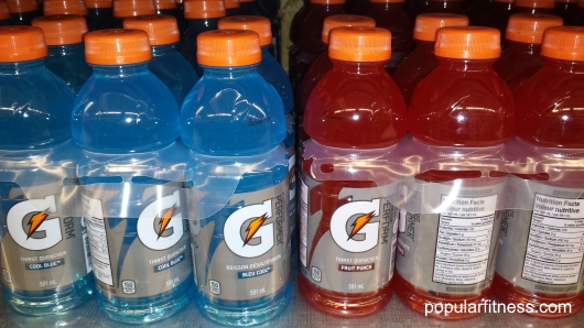 Gatorade Performer sports drink - 35 grams of sugar per 591 ML