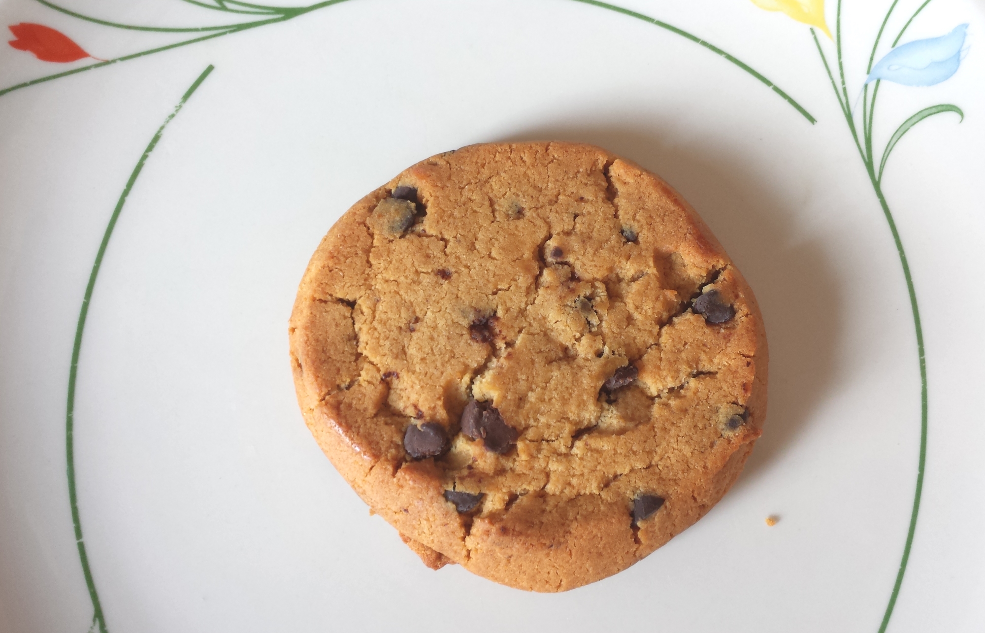 Chocolate chip protein cookie from Naked Nutrition with 10 grams of protein, 1 gram of sugar