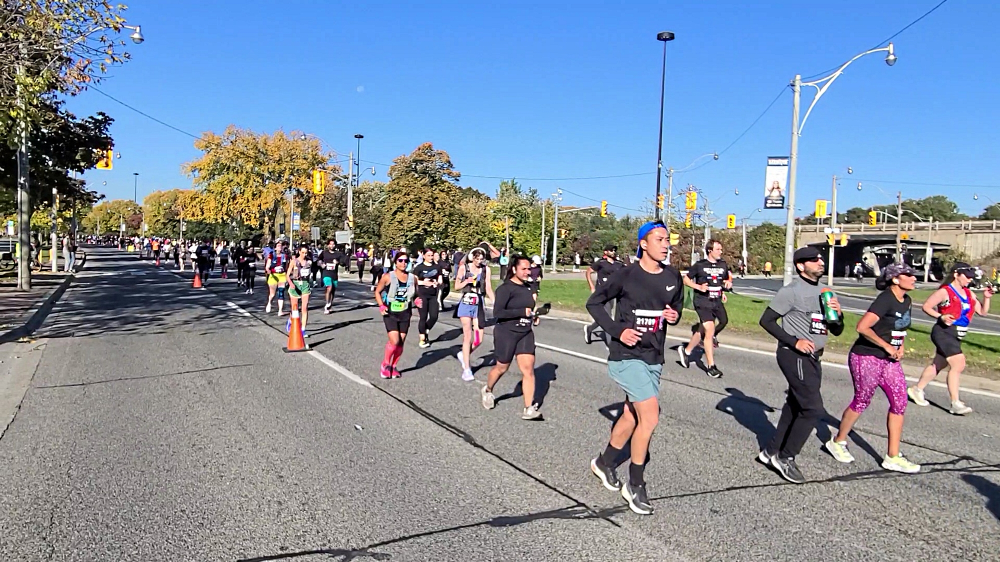 Huge turnout for the running of the 2024 Toronto Waterfront Marathon