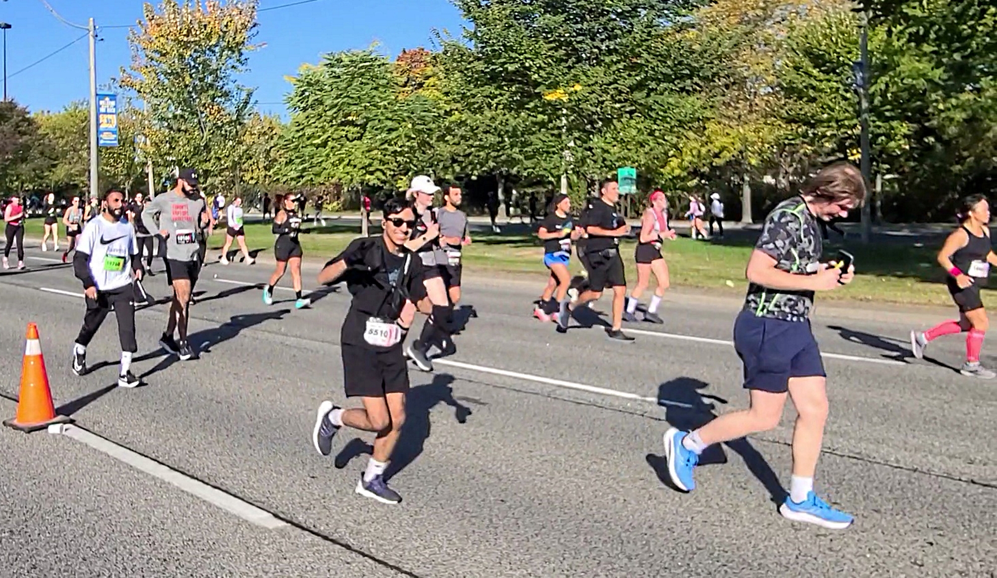 Huge turnout for the running of the 2024 Toronto Waterfront Marathon