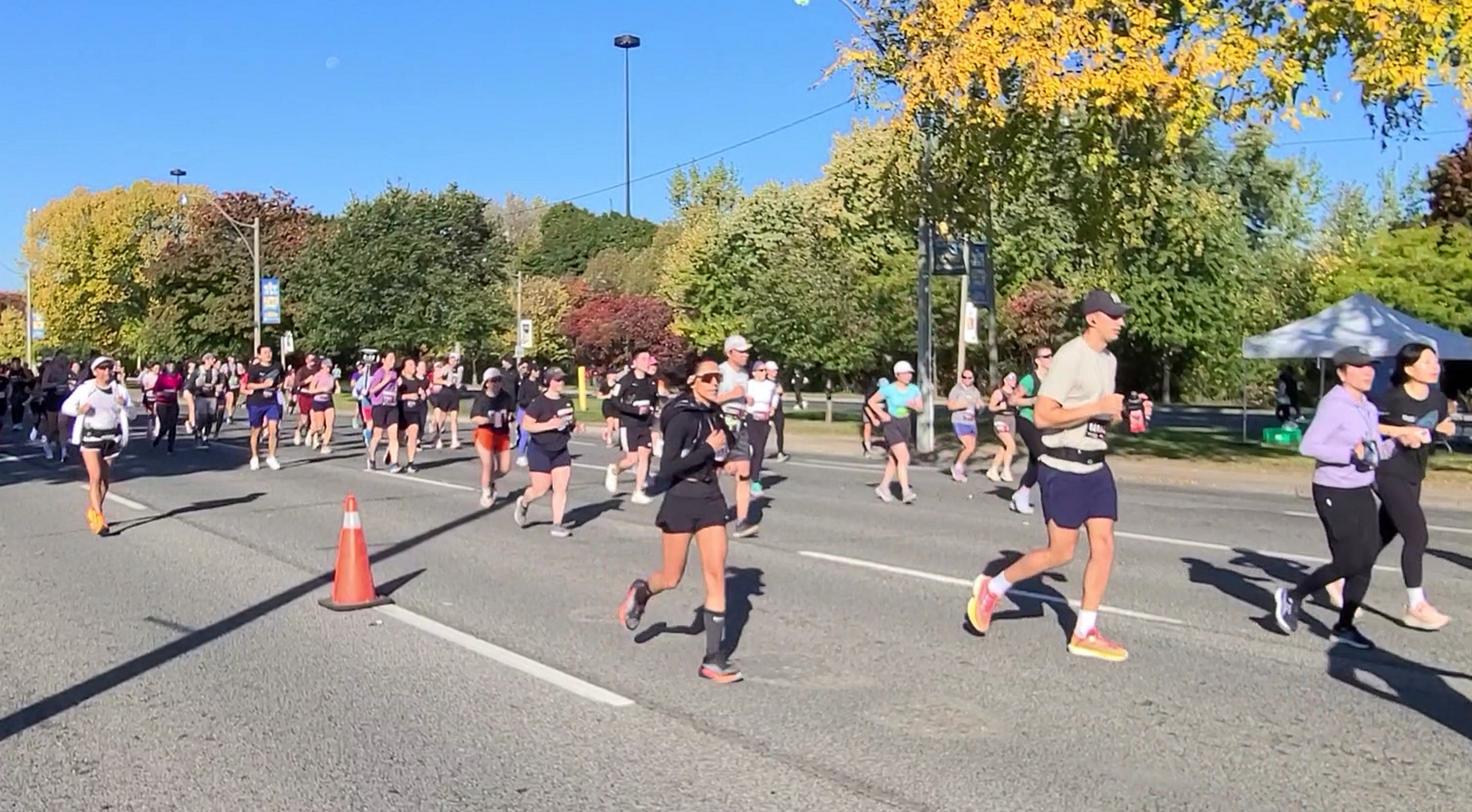 Huge turnout for the running of the 2024 Toronto Waterfront Marathon