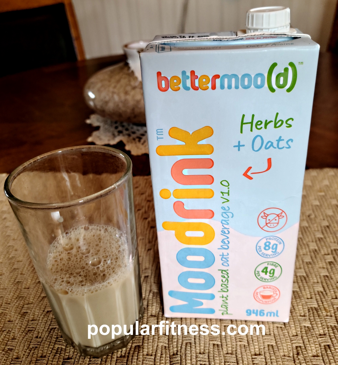 Bettermoo(d) plant based oat beverage - a milk, dairy healthy alternative.