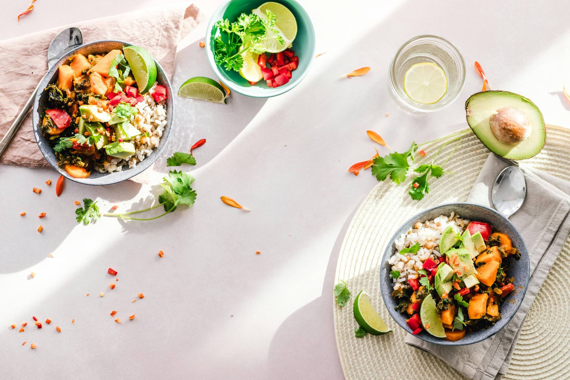 A variety of healthy foods and healthy food choices for the picky eater.